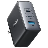 Chargeur mural à 3 ports USB-C/USB-A de 100 W 736 Nano II d'Anker avec câble USB-C/USB-C (B2145J11-5)