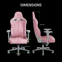 Razer Enki Ergonomic Faux Leather PC Gaming Chair - Quartz