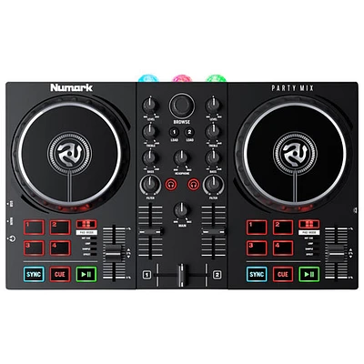 Numark Party Mix II DJ Controller with Built-In Light Show