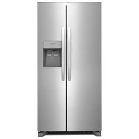 Frigidaire 33" 22.3 Cu. Ft. Side-By-Side Refrigerator with Ice & Water Dispenser (FRSS2323AS) - Stainless Steel