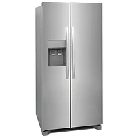 Frigidaire 33" 22.3 Cu. Ft. Side-By-Side Refrigerator with Ice & Water Dispenser (FRSS2323AS) - Stainless Steel