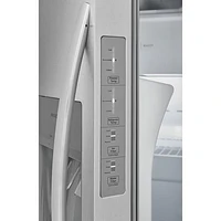 Frigidaire 33" 22.3 Cu. Ft. Side-By-Side Refrigerator with Ice & Water Dispenser (FRSS2323AS) - Stainless Steel