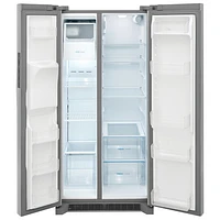 Frigidaire 33" 22.3 Cu. Ft. Side-By-Side Refrigerator with Ice & Water Dispenser (FRSS2323AS) - Stainless Steel