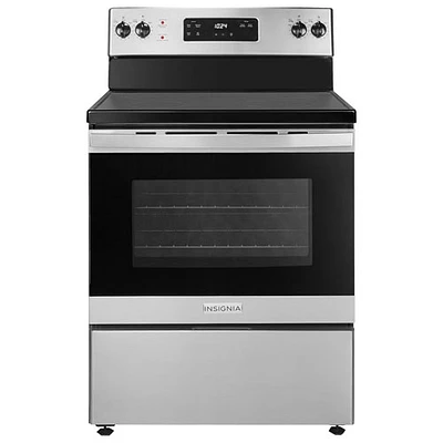 Cuisinière électrique autonome 5,0 pi³ 30 po d'Insignia (NS-RGRCESS3-C) - Inox - Exclusivité de Best Buy