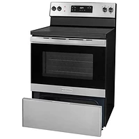 Insignia 30" 5.0 Cu. Ft. Freestanding Electric Range (NS-RGRCESS3-C) - Stainless Steel - Only at Best Buy