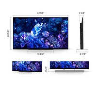 Téléviseur intelligent Google HDR DELO UHD 4K de 48 po BRAVIA XR A90K de Sony (XR48A90K)