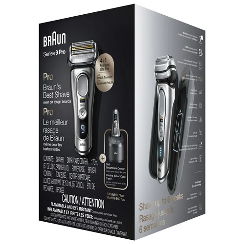 Braun Series 9 Pro Wet & Dry Cordless Shaver (9477cc)