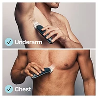 Tondeuse pour le corps sans fil pour rasage à sec/mouillé série 5 de Braun (BG5340)