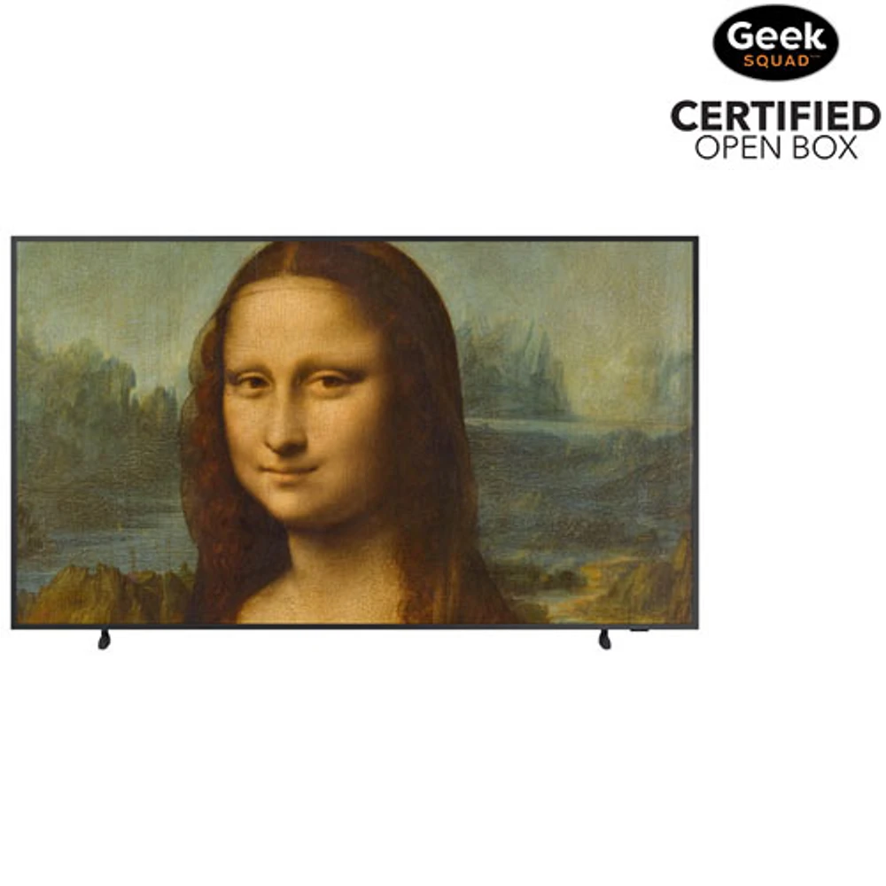Open Box - Samsung The Frame 75" 4K UHD HDR QLED Tizen Smart TV (QN75LS03BAFXZC) -2022 -Black