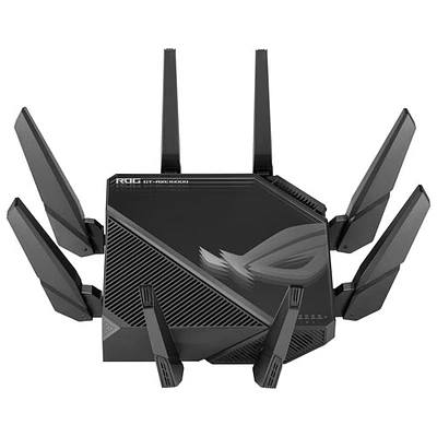Routeur de jeu sans fil Wi-Fi 6E quadribande ROG Rapture GT-AXE16000 d'ASUS (GT-AXE16000)