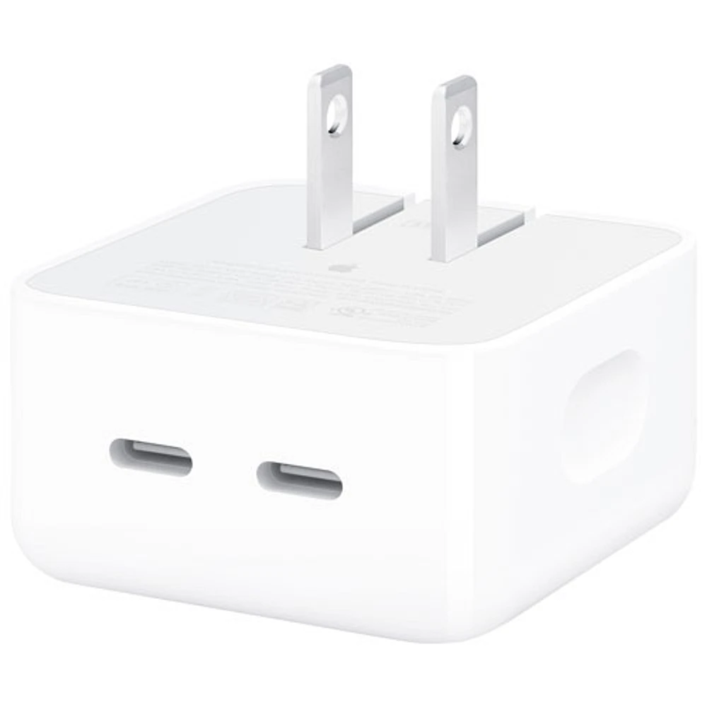 Apple 35W Dual USB-C Compact Power Adapter (MNWM3AM/A)