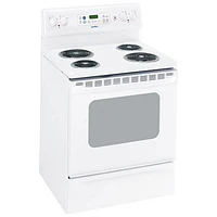 Cuisinière électrique à serpentins 30 po 5 pi³ Frigidaire (MCB757DMWW) - Blanc - Boîte ouverte - Parfait état