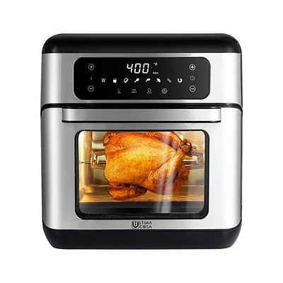 Ultima Cosa Digital Air Fryer Oven - 10L/10.6QT - Black Stainless Steel - Only at Best Buy