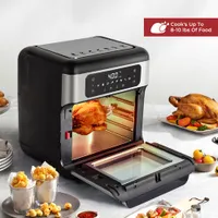 Ultima Cosa Digital Air Fryer Oven - 10L/10.6QT - Black Stainless Steel - Only at Best Buy