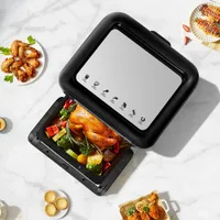 Ultima Cosa Digital Air Fryer Oven - 10L/10.6QT - Black Stainless Steel - Only at Best Buy