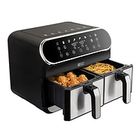 Ultima Cosa Digital Dual Zone Air Fryer - 8L/8.5QT - Black Stainless Steel - Only at Best Buy