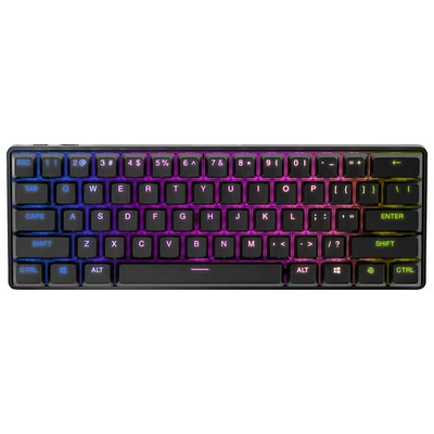 Clavier de jeu mécanique rétroéclairé sans fil ergonomique Apex Pro Mini de SteelSeries