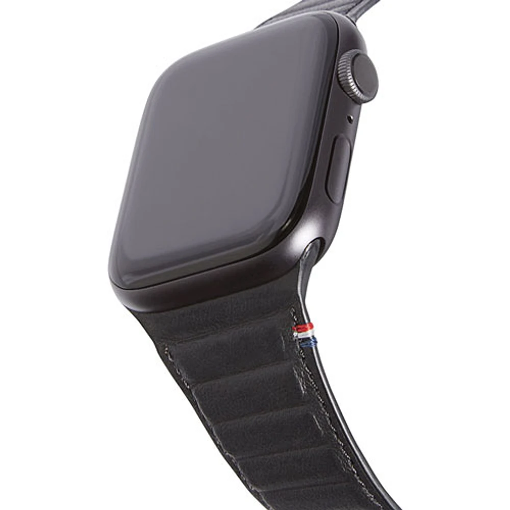 Decoded Leather Strap for Apple Watch 38mm/40mm/41mm - Black