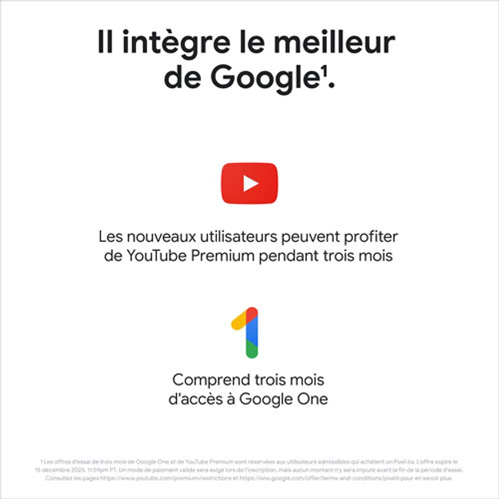 Bell Google Pixel 6a 128GB - Charcoal - Monthly Financing