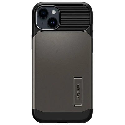 Spigen Slim Armor Fitted Hard Shell Case for iPhone 14/13 - Gunmetal