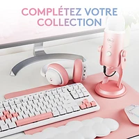 Logitech Aurora Collection Blue Yeti USB Condenser Gaming Microphone with Streamlabs Themes - Pink Dawn