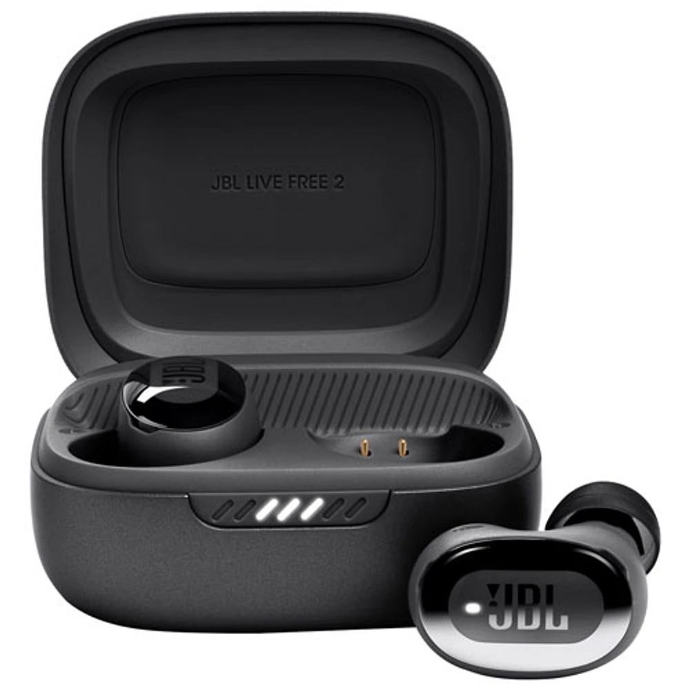 Écouteurs boutons 100 % sans fil à suppression du bruit Live Free 2 de JBL - Noir