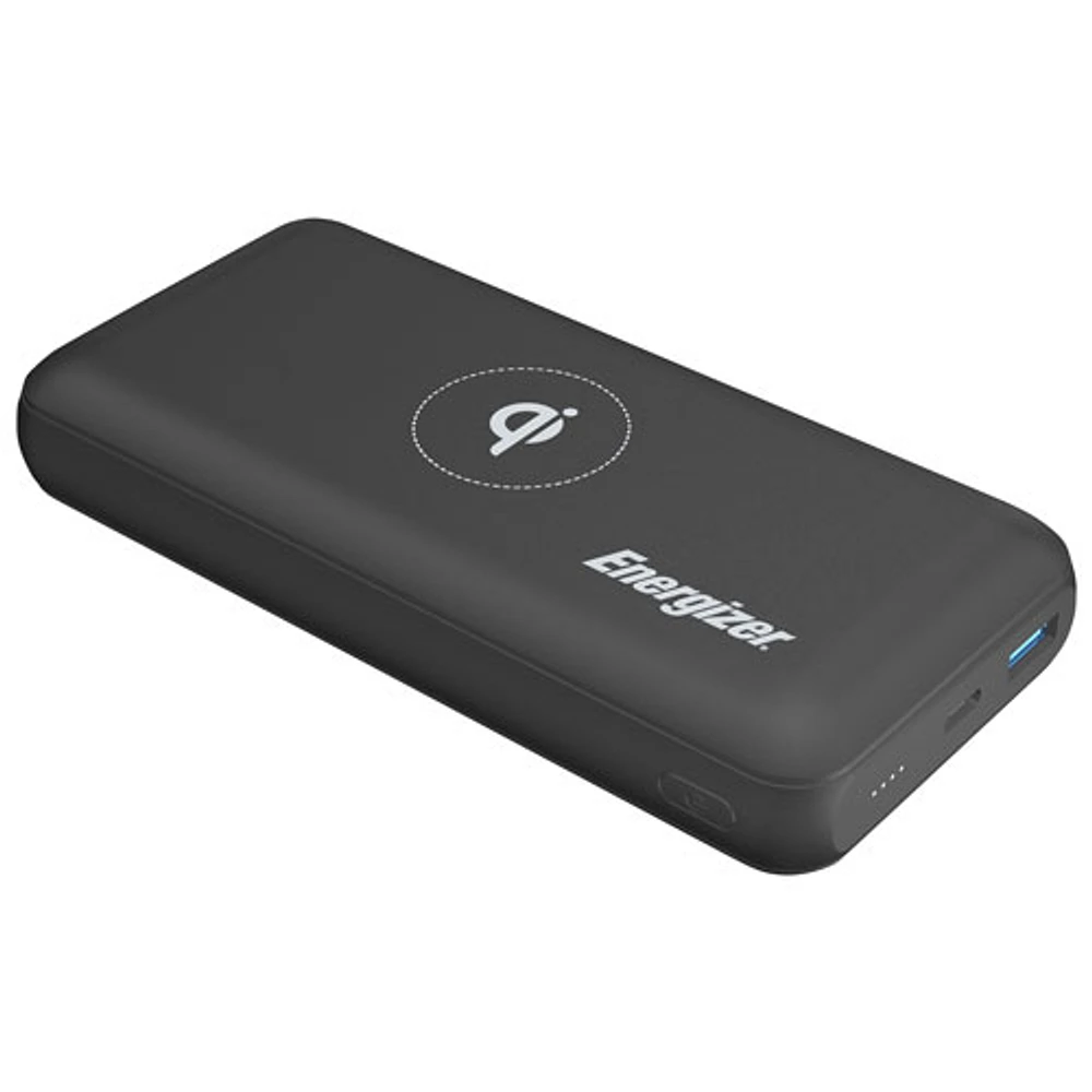 Energizer mAh USB-A/USB-C Power Bank with Wireless Qi Charger
