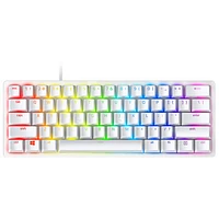 Razer Hunstman Backlit Mechanical Doubleshot PBT Clicky TKL Ergonomic Gaming Keyboard -Mercury -English