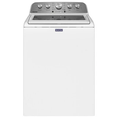 Laveuse à chargement par le haut haute efficacité de 5,5 pi³ de Maytag (MVW5430MW) - Blanc