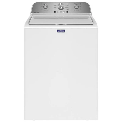Laveuse à chargement par le haut haute efficacité de 5,2 pi³ de Maytag (MVW4505MW) - Blanc
