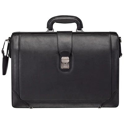 Mallette pour portable Milan de Mancini de 17,3 po - Noir