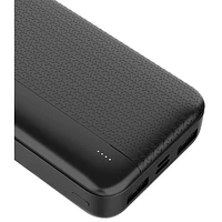ChargeTech 20000 mAh Dual USB Power Bank - Black