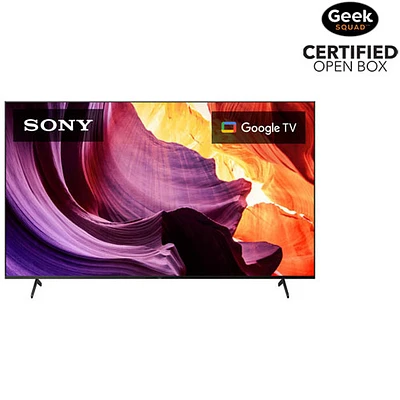 Boîte ouverte - Téléviseur intelligent Google TV HDR DEL UHD 4K de 85 po X80K de Sony (KD85X80K) - 2022