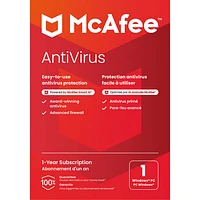 McAfee AntiVirus (PC) - 1 Device - 1 Year