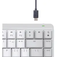 Logitech MX Mechanical Mini Bluetooth Backlit Mechanical Ergonomic Keyboard for Mac - Pale Grey