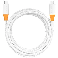 Insignia 2.5m (8 ft.) USB-C to USB-C Charge Cable (NS-PC3CC8W23-C) - White - Only at Best Buy