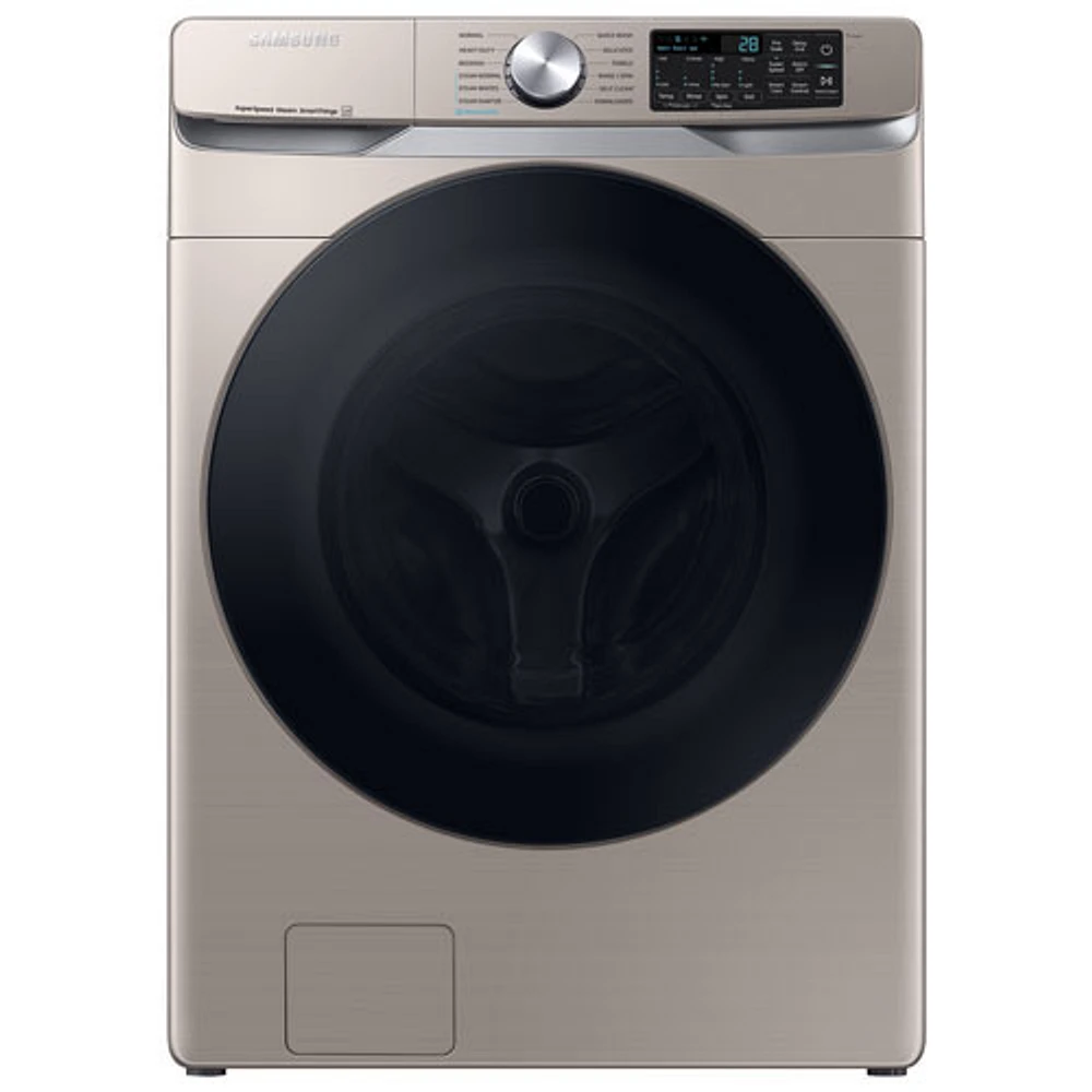 Laveuse à vapeur à chargement frontal de 5,2 pi³ de Samsung (WF45B6300AC/US) - Champagne- Boîte ouverte - Parfait état