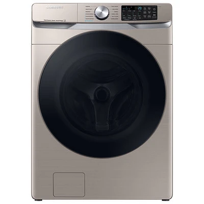 Laveuse à vapeur à chargement frontal de 5,2 pi³ de Samsung (WF45B6300AC/US) - Champagne- Boîte ouverte - Parfait état