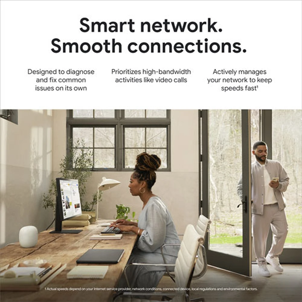 Routeur Wi-Fi 6E Google Nest Pro - Neige