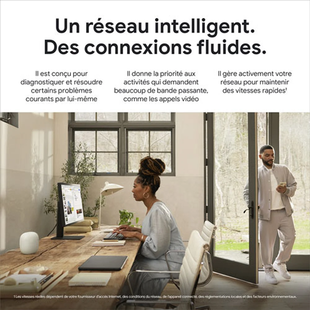Routeur Wi-Fi 6E Google Nest Pro - Neige