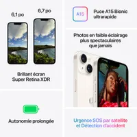 Freedom Mobile Apple iPhone 14 256GB - Blue - Monthly Tab Payment