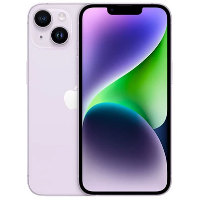 iPhone 14 de 256 Go d'Apple offert par TELUS - Violet - Financement mensuel