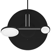 Belkin MagSafe 3-in-1 Wireless Charging Stand for iPhone 15/14/13/12, Apple Watch & AirPods - Black