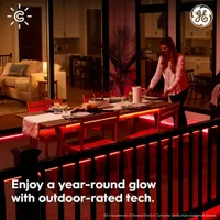 GE Cync 4.9m (16 ft.) Dynamic Effects Gradient Outdoor Smart Light Strip - Multi-Colour