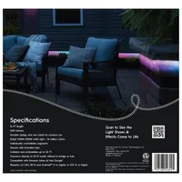 GE Cync 4.9m (16 ft.) Dynamic Effects Gradient Outdoor Smart Light Strip - Multi-Colour