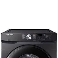 Sécheuse électrique de 7,5 pi³ de Samsung (DVE45T6005V/AC) - Acier inoxydable noir