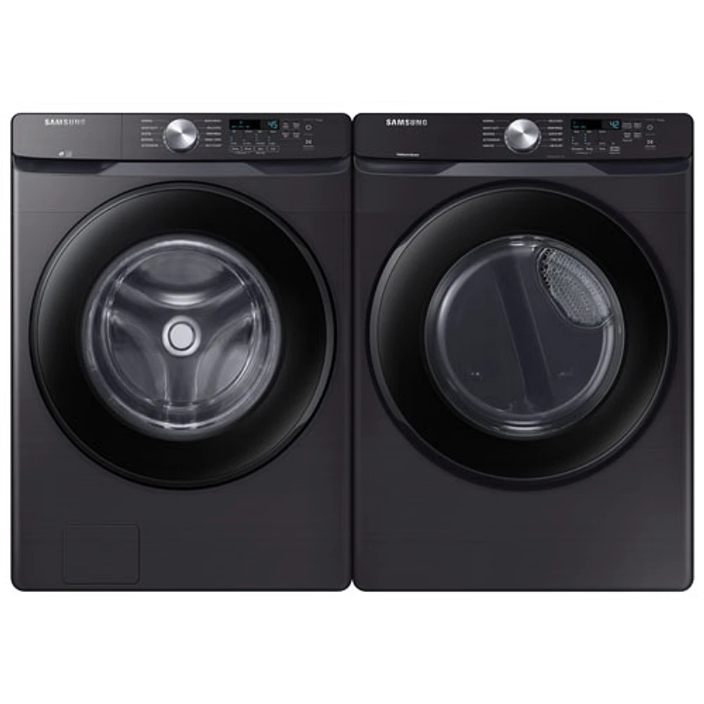 Sécheuse électrique de 7,5 pi³ de Samsung (DVE45T6005V/AC) - Acier inoxydable noir