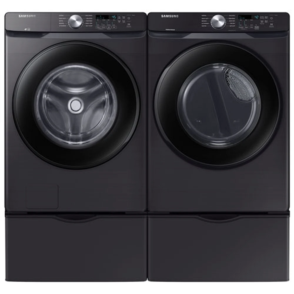 Sécheuse électrique de 7,5 pi³ de Samsung (DVE45T6005V/AC) - Acier inoxydable noir