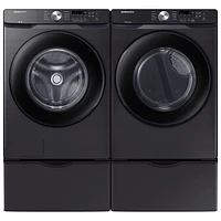 Sécheuse électrique de 7,5 pi³ de Samsung (DVE45T6005V/AC) - Acier inoxydable noir