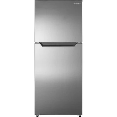Boîte ouverte - Réfrigérateur à congélateur supérieur 10,1 pi³ 24 po d'Insignia (NS-RTM10SS2-C) - Inox - Parfait état